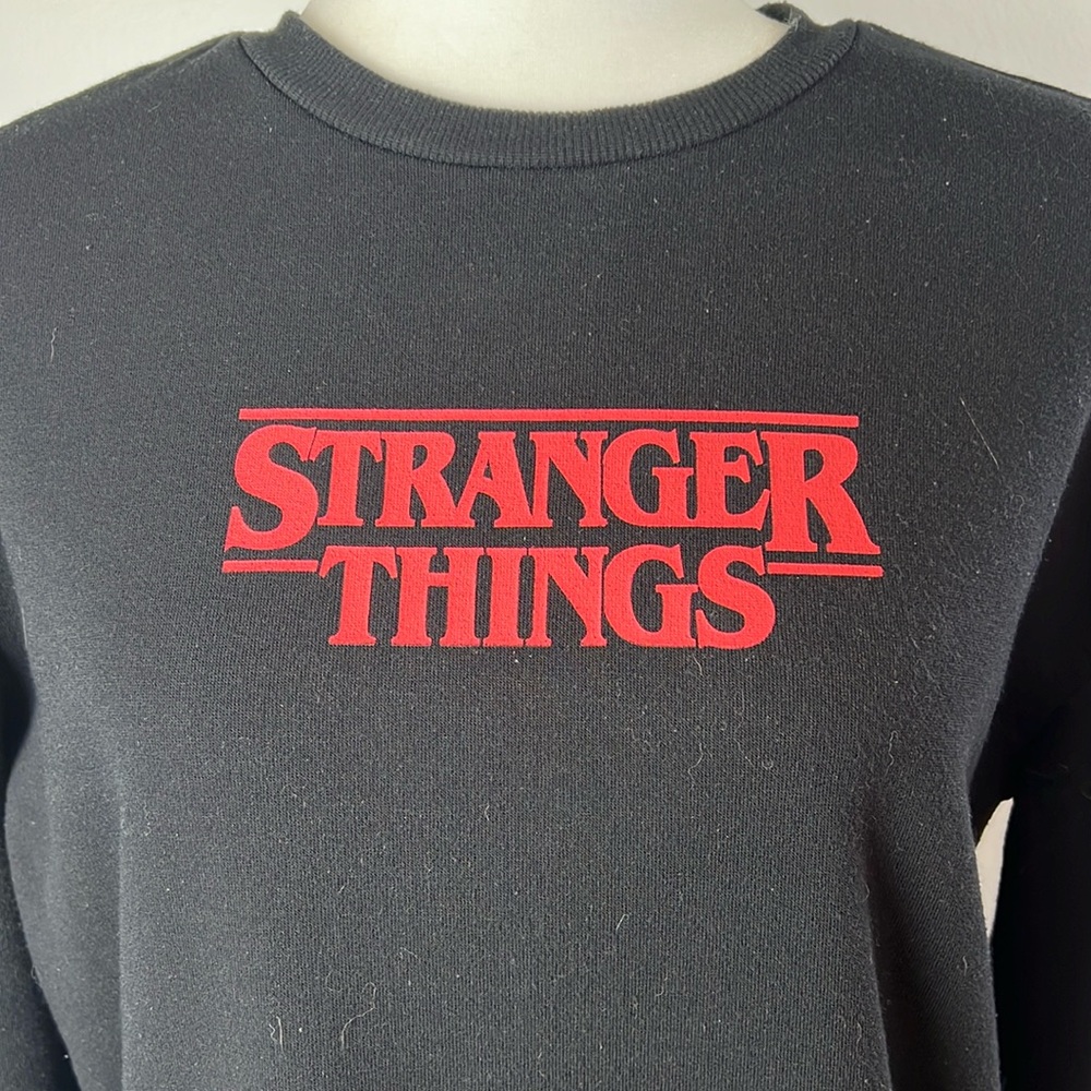 Netflix Stranger Things Black Sweatshirt